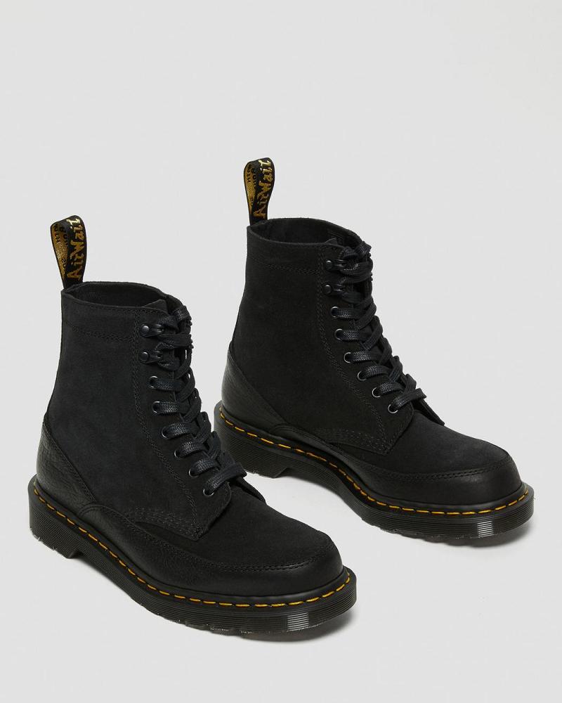 Dr Martens 1460 Guard Made in England Leren Veterlaarzen Heren Zwart | NL 296EBC